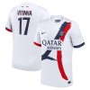 Nogometni Dres Paris Saint-Germain Vitinha 17 Gostujući 2024-25 Nogometni Dres Paris Saint-Germain Vitinha 17 Gostujući 2024-25